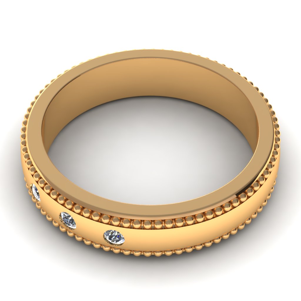 Wedding Band 3D print model_4