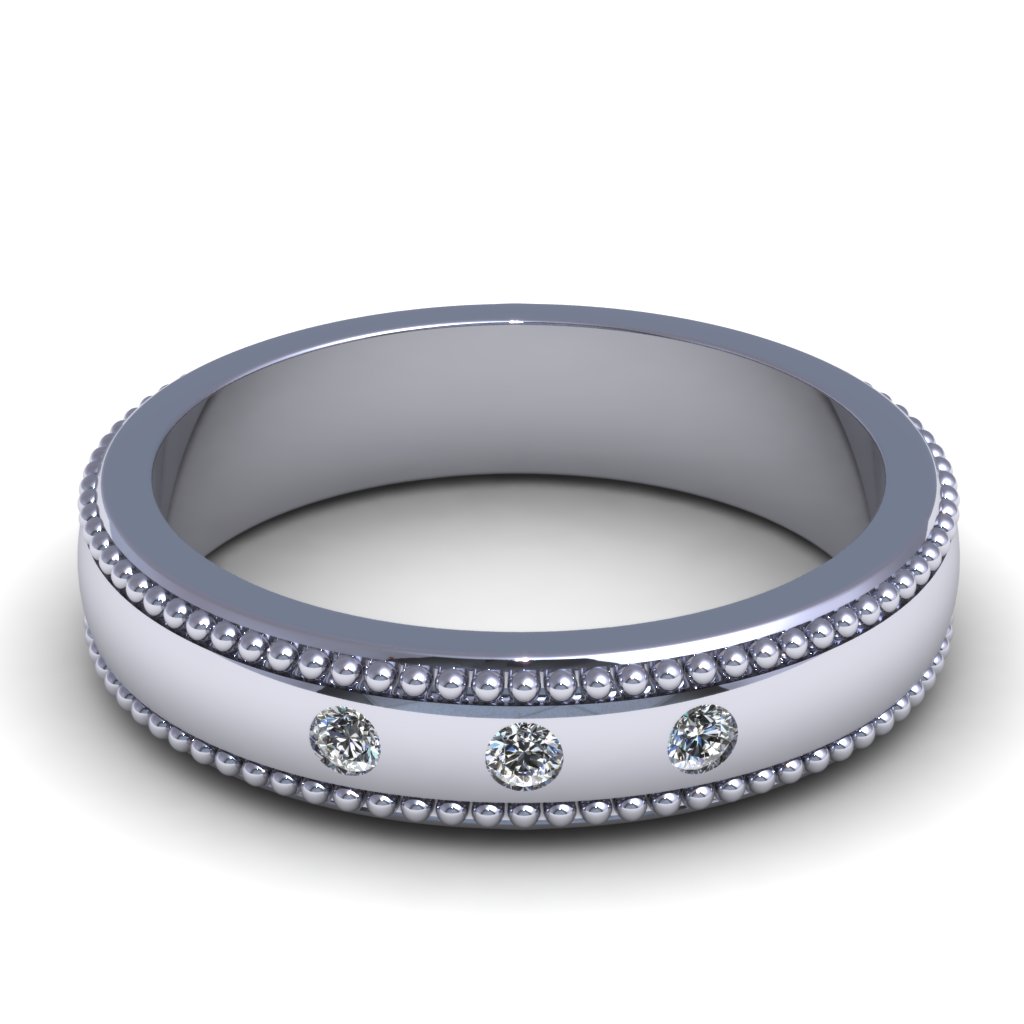 Wedding Band 3D print model_3