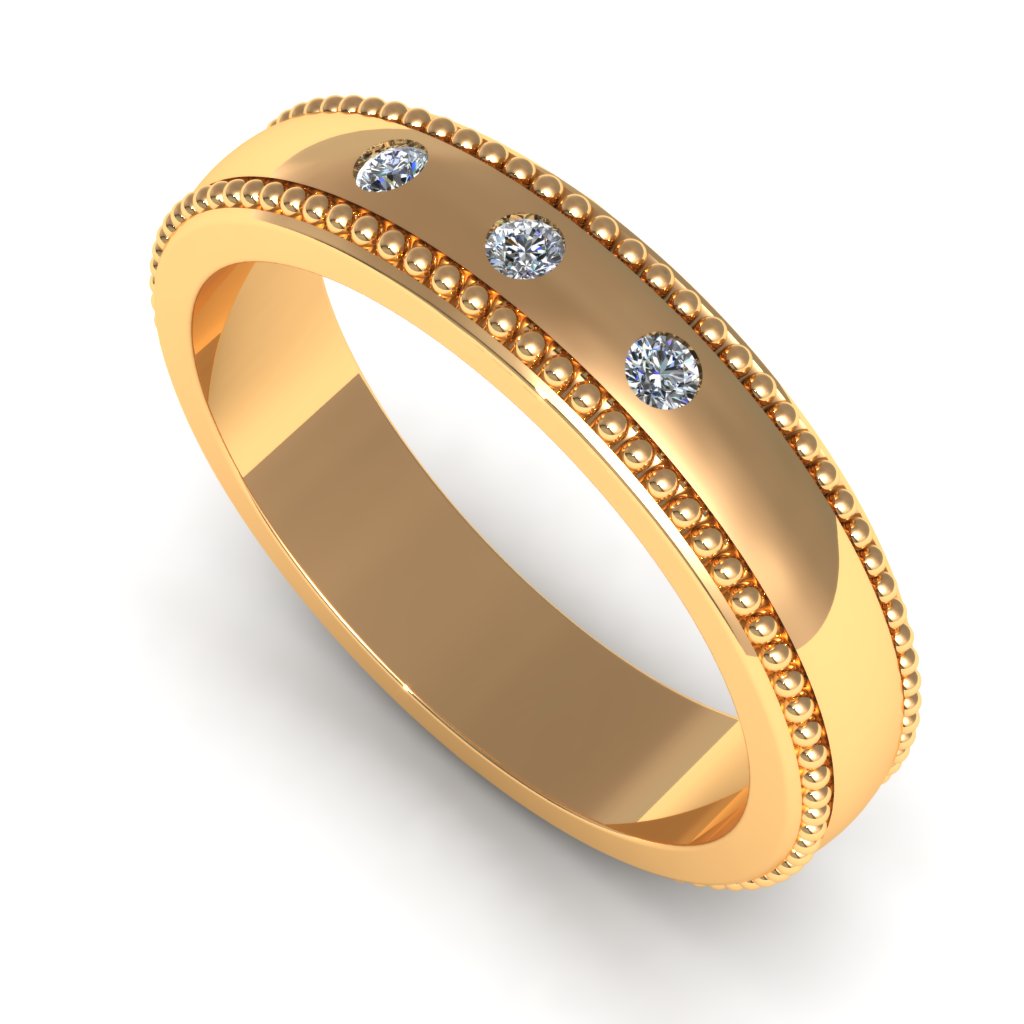 Wedding Band 3D print model_1