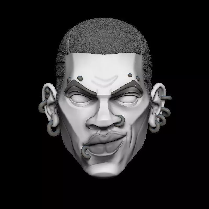 SPIDER PUNK SMILE FACE 3D model
