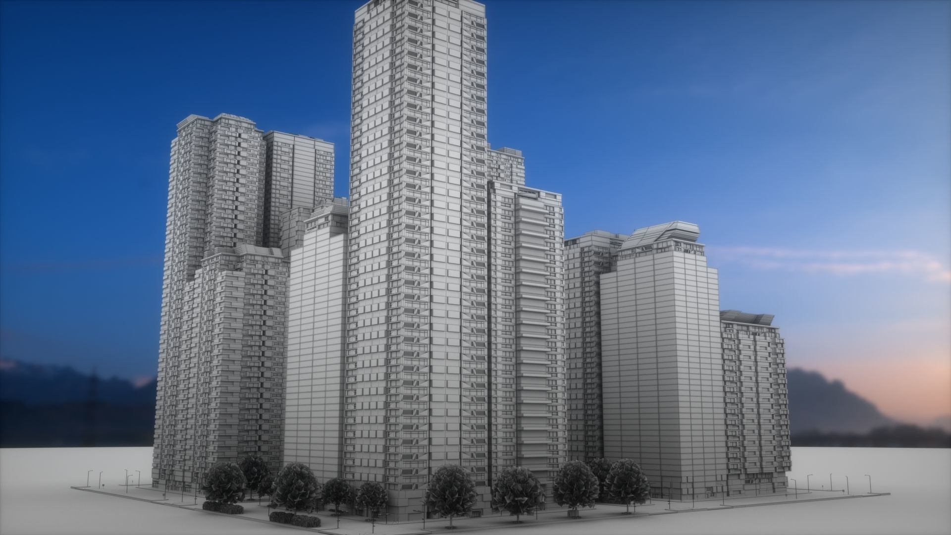 City Block Type B35 3D model_10