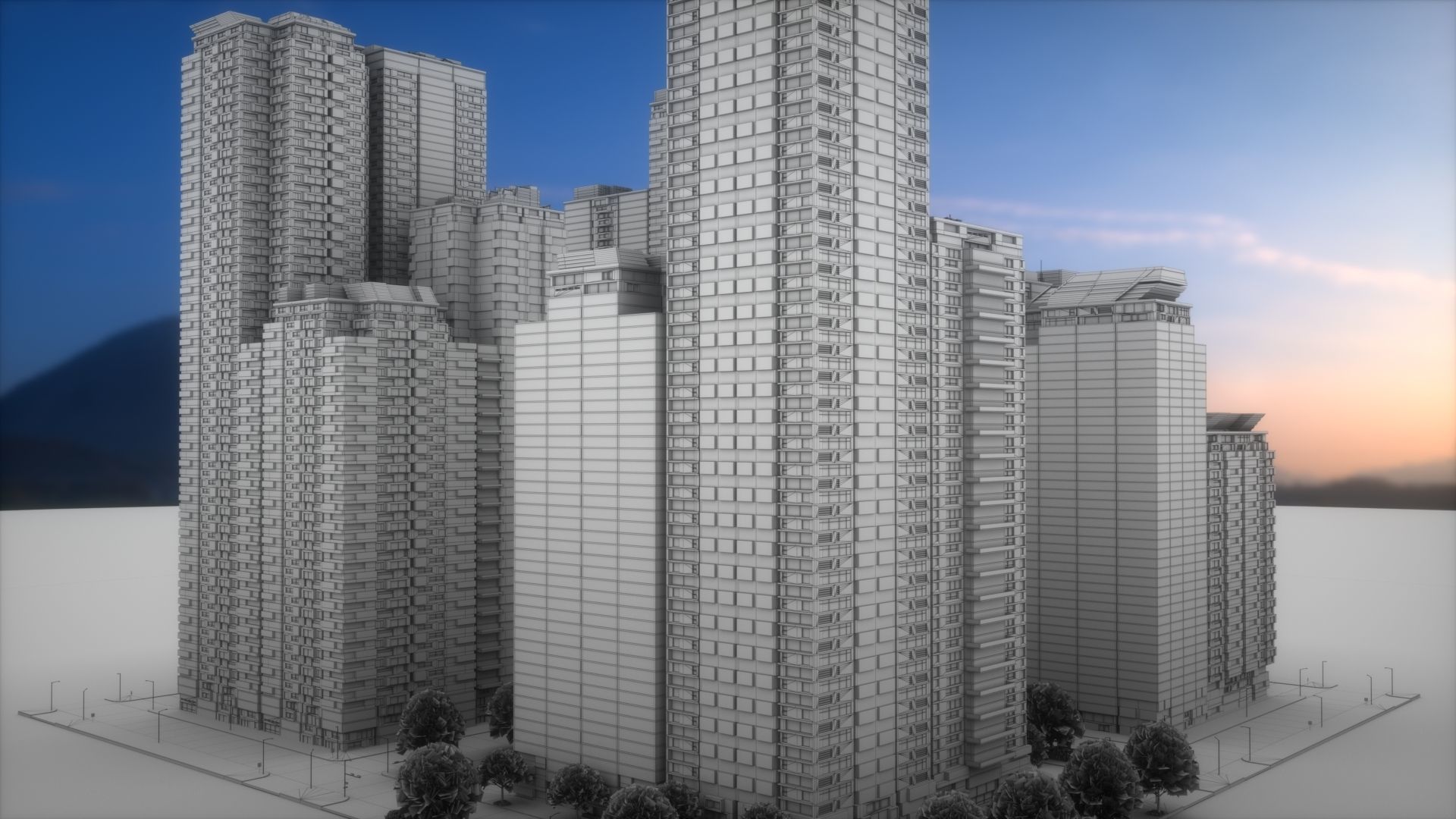 City Block Type B35 3D model_8