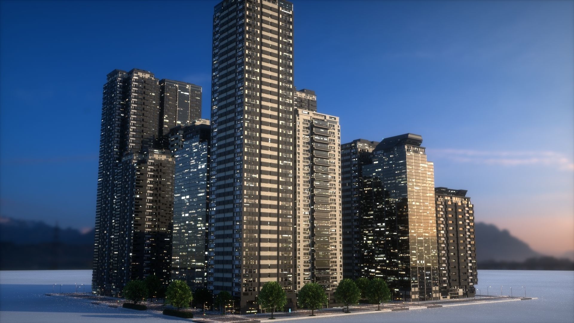 City Block Type B35 3D model_4