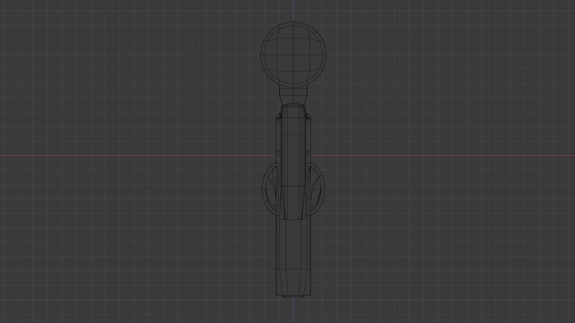 Sci-Fi Battle Rifle Combo Low-poly 3D model_36