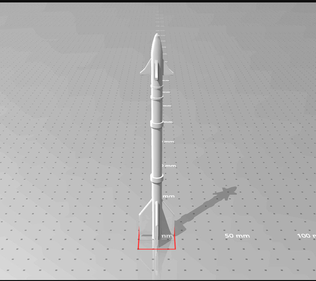  AIM-9 Sidewinder  3D print model_2