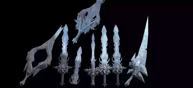 Ice Witch Blade swords