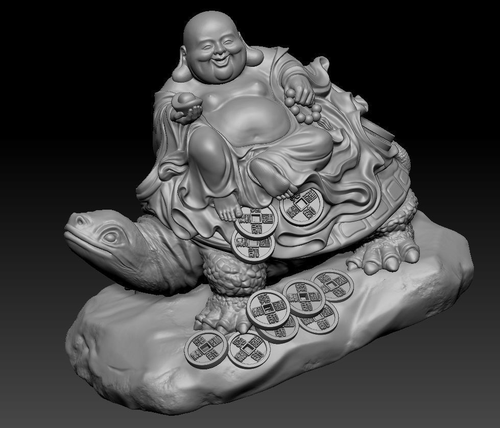 3 d model species of maitreya furnishing articles 3D print model_2