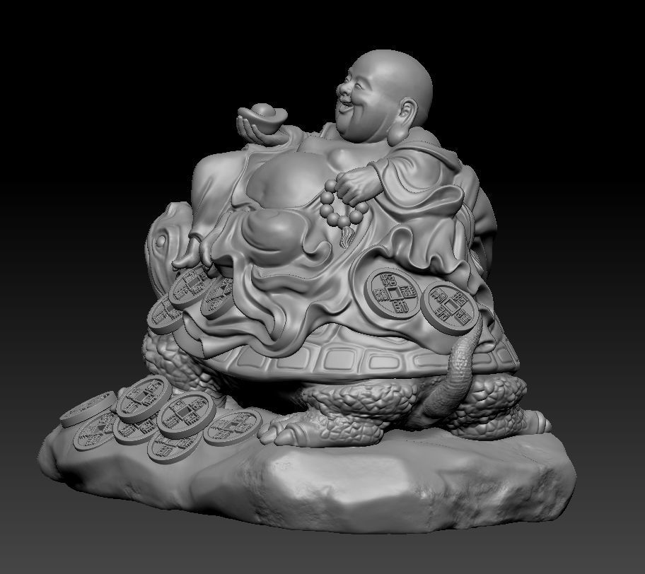 3 d model species of maitreya furnishing articles 3D print model_3