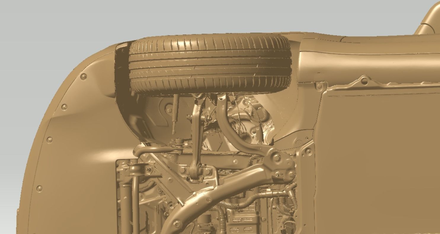 Tesla Model3 2022 Exterior 3d scan model 3D model 3D model_4