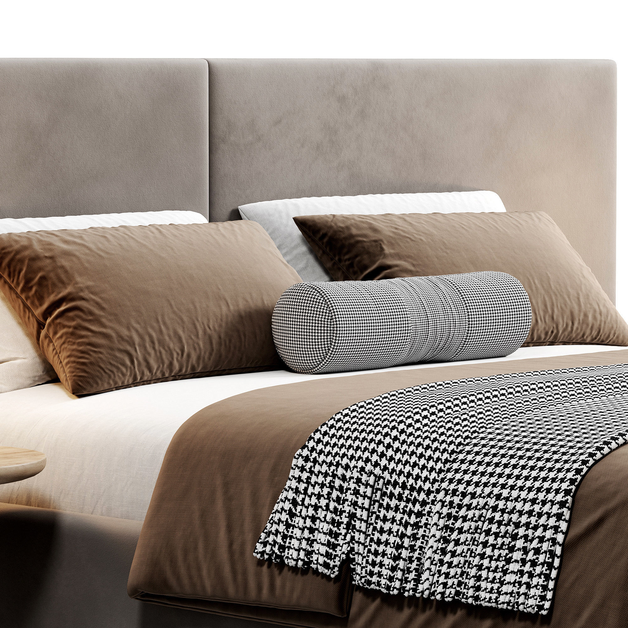 Lit coffre en MDF BLANDINE Bed by BOBOCHIC 3D model_3