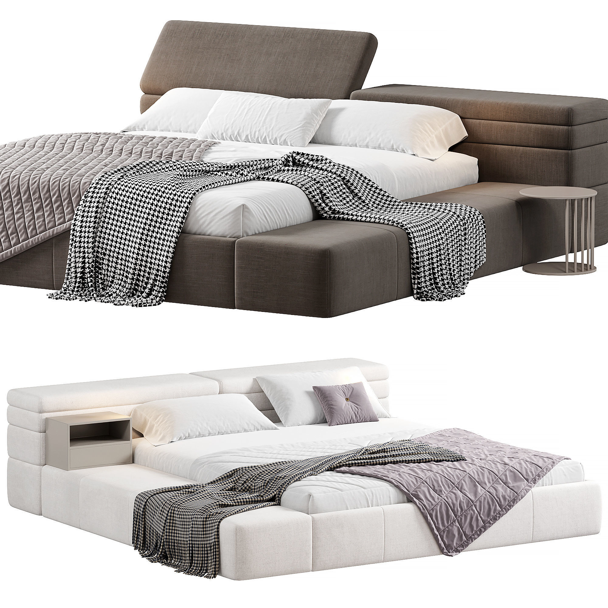 Mayfair Dream Bed by Arketipo Firenze 3D model_1