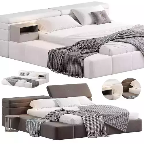 Mayfair Dream Bed by Arketipo Firenze 3D model