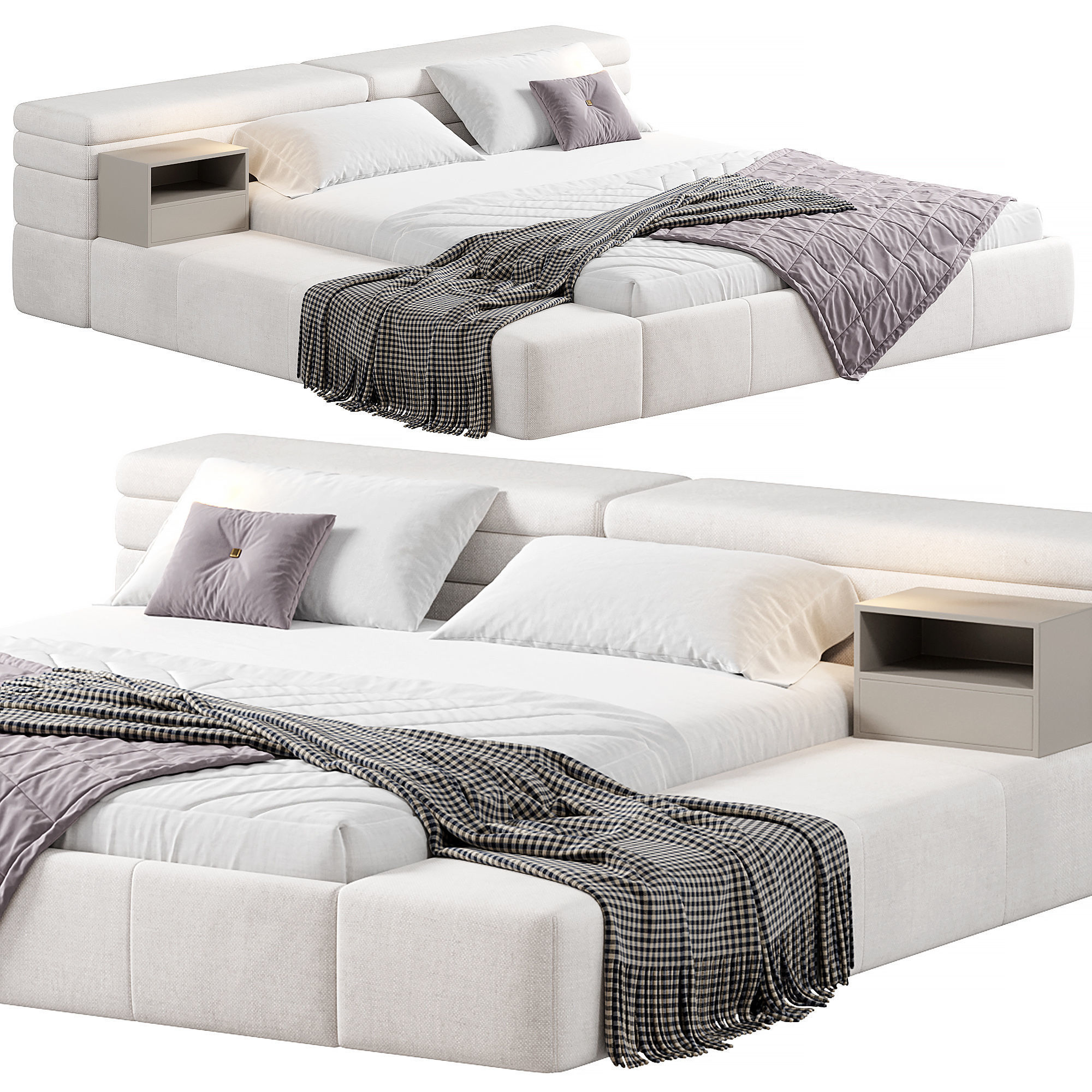 Mayfair Dream Bed by Arketipo Firenze 3D model_2