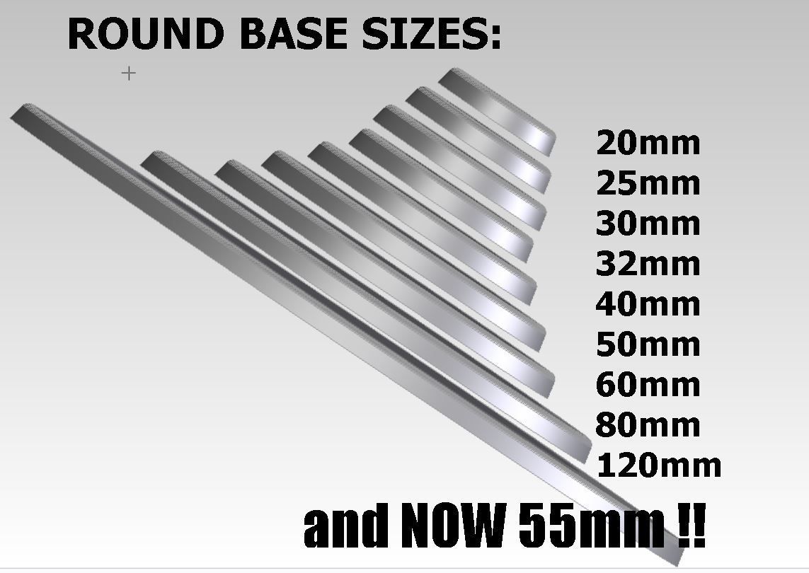 F11 - RIVER ROCK 20-120mm Round Bases 3D print model_6