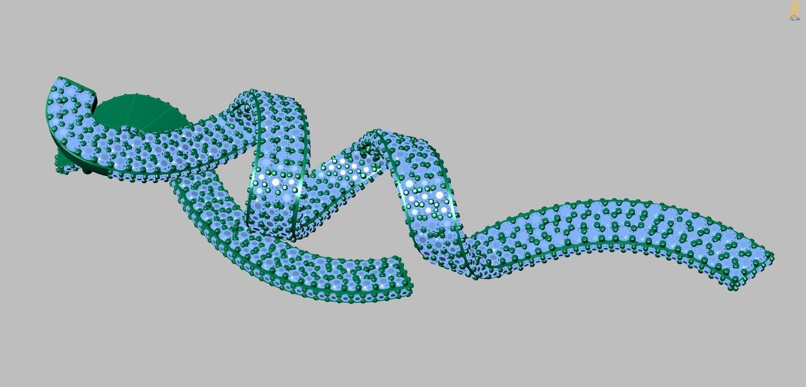 Earring model 0347 3D printable model15 3D print model_11