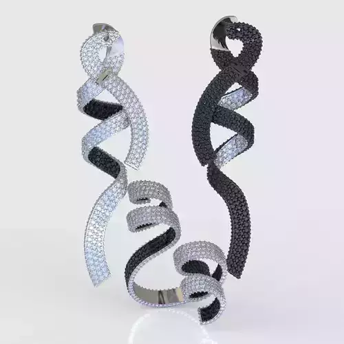 Ring and Earring Set 3D printable model 0094