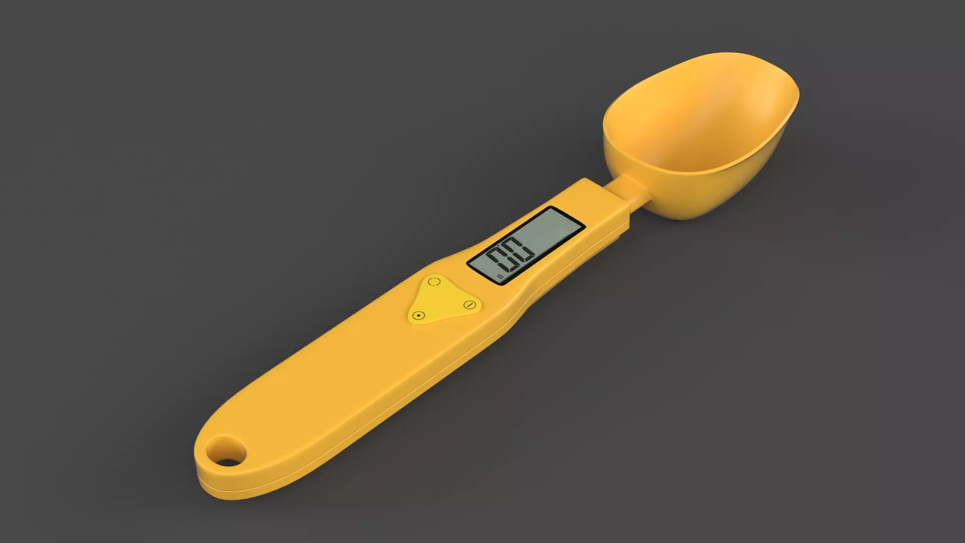 Electronic LCD Digital Spoon 3D model_0