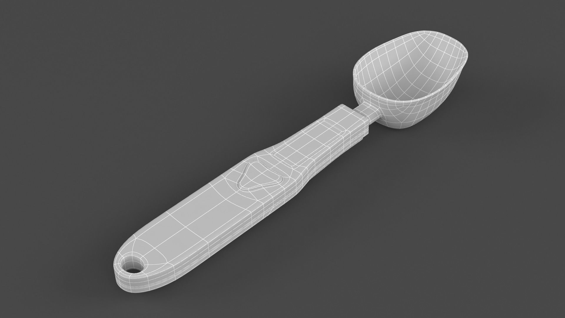 Electronic LCD Digital Spoon 3D model_6
