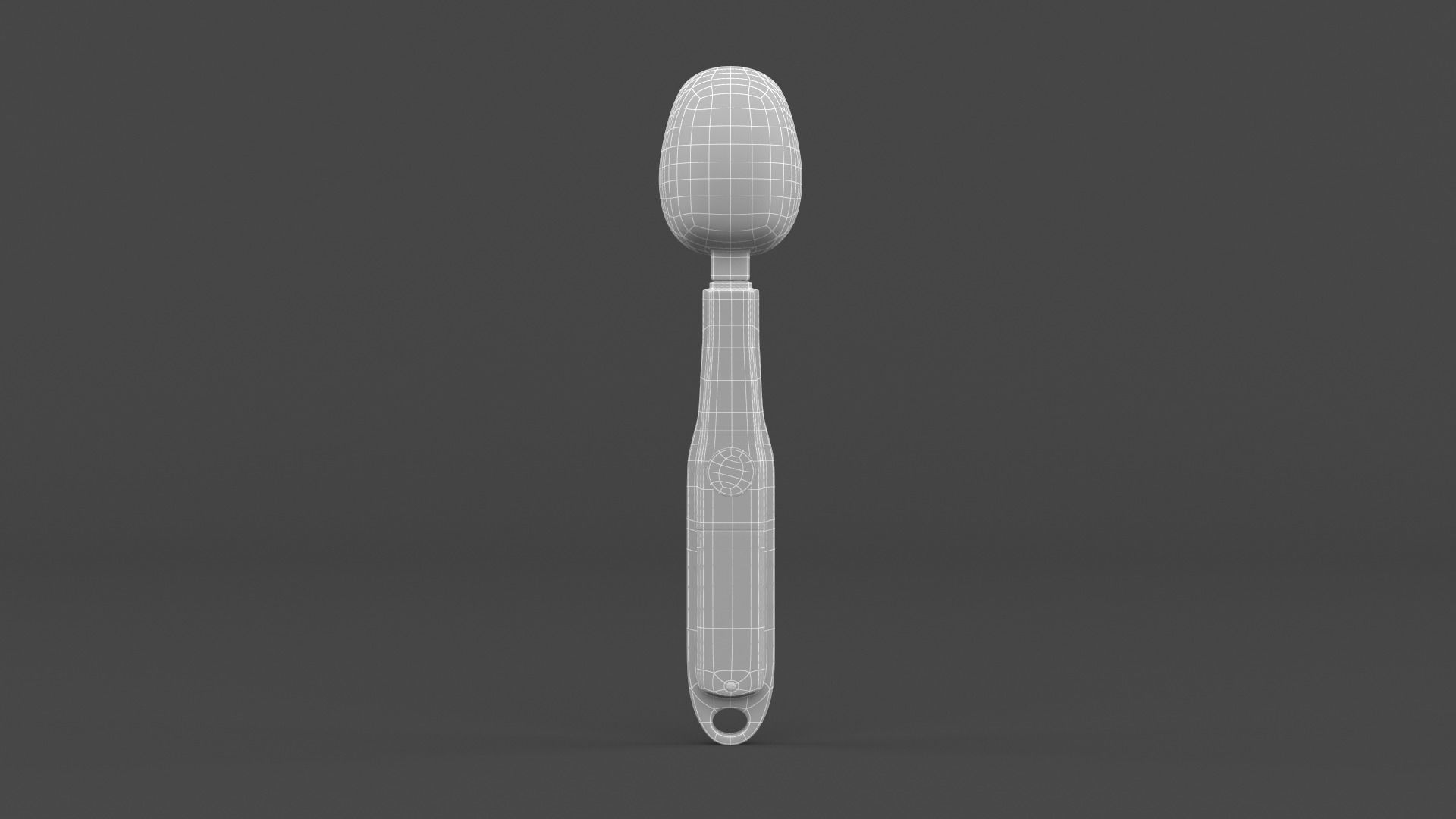 Electronic LCD Digital Spoon 3D model_10