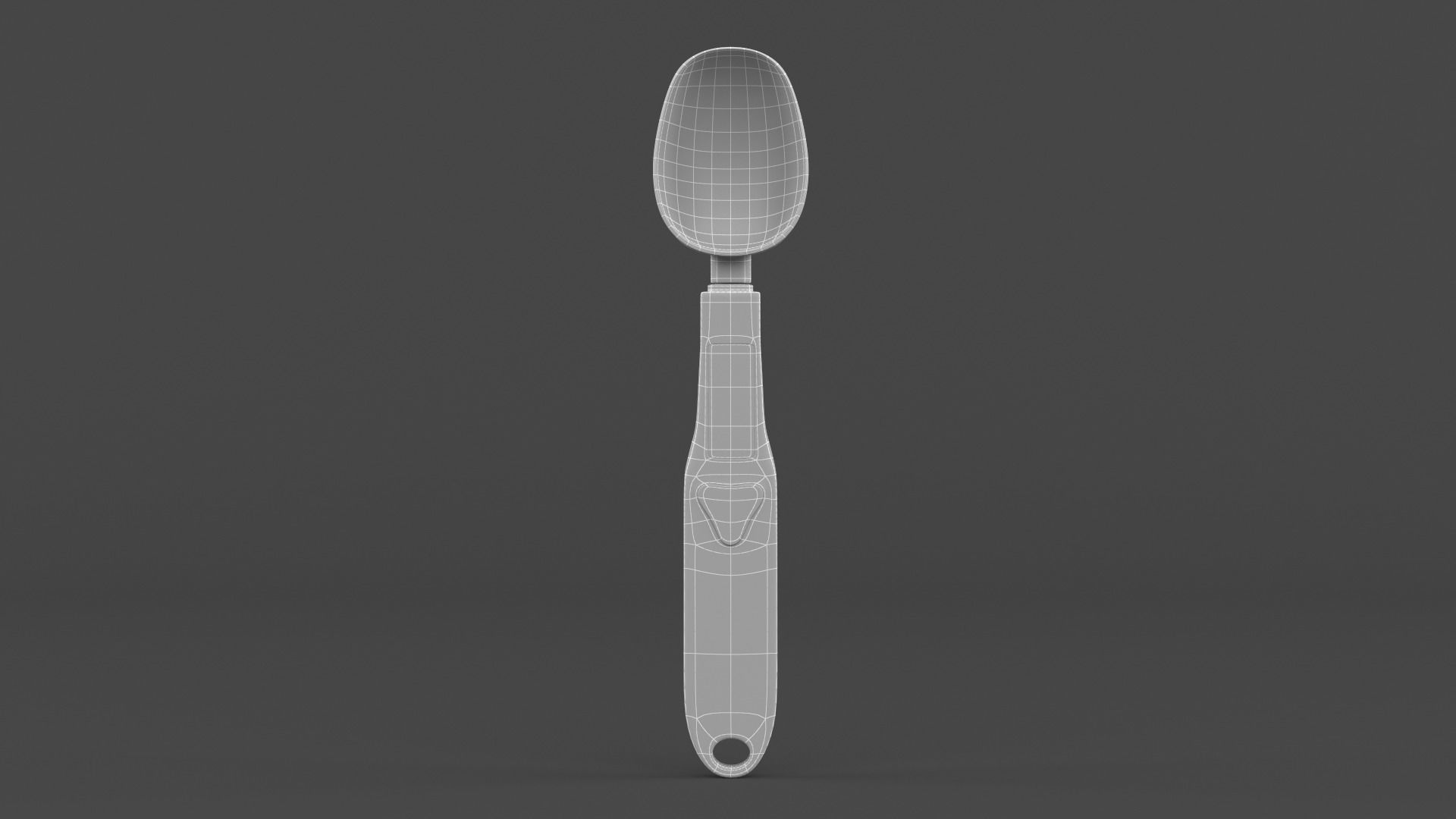 Electronic LCD Digital Spoon 3D model_8