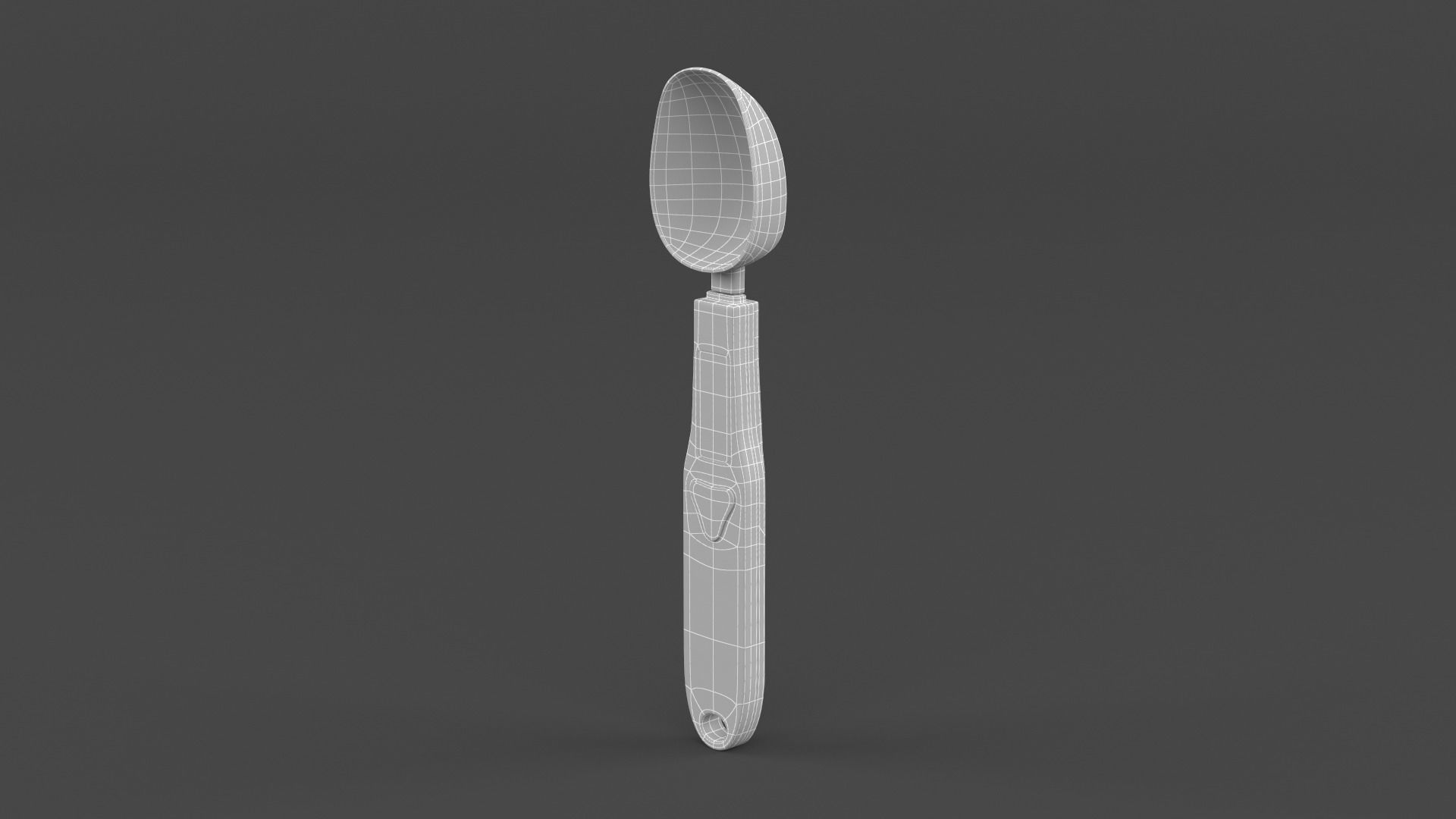 Electronic LCD Digital Spoon 3D model_9