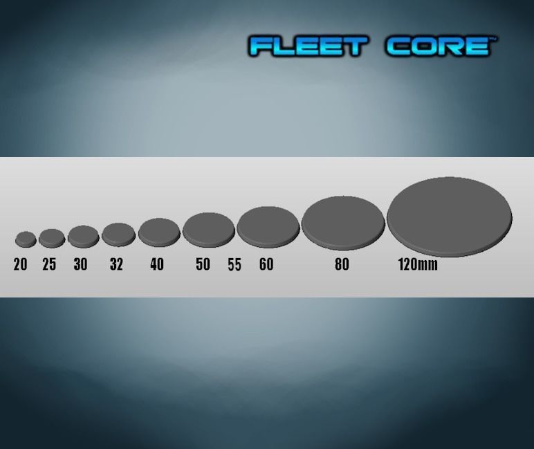 F16 - OLD GRAIN 20-120mm Round Bases 3D print model_6