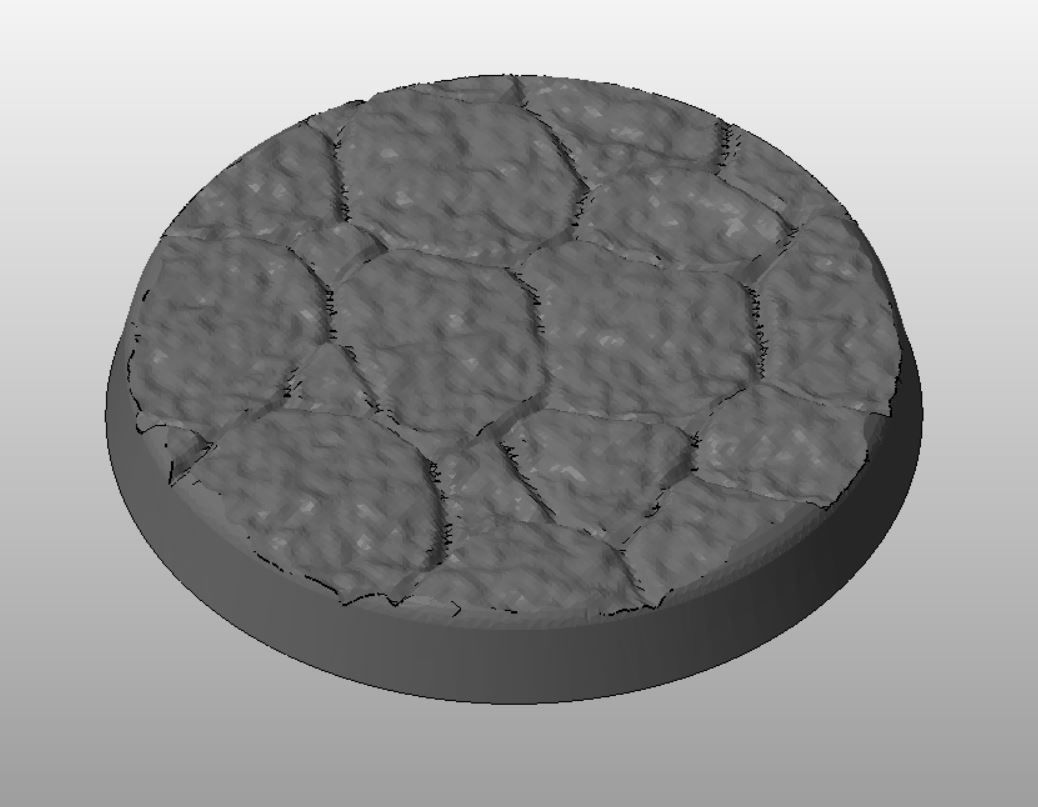 F17 - BROKENSTONE 20-120mm Round Bases 3D print model_4