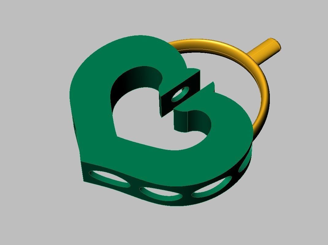 Pendant model 3D 0193 printable model 3D print model_9