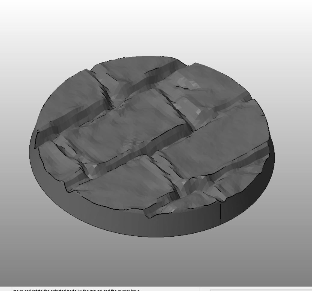 F18 - MUDBRICK 20-120mm Round Bases 3D print model_4