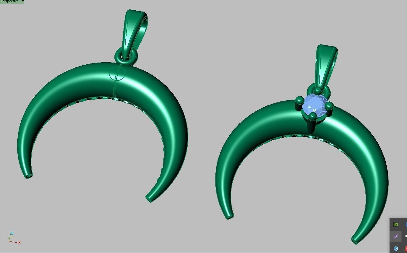 Pendant model 3D 0197 printable model 3D print model_11