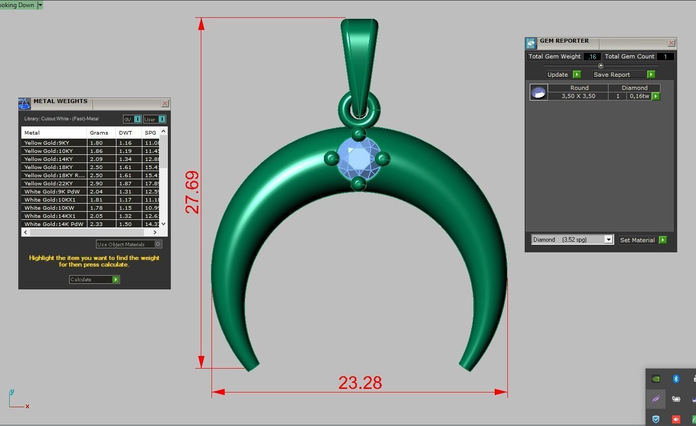 Pendant model 3D 0197 printable model 3D print model_8