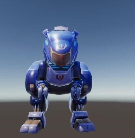 Model cartoon Low-poly 3D model_4