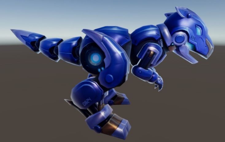 Model cartoon Low-poly 3D model_2