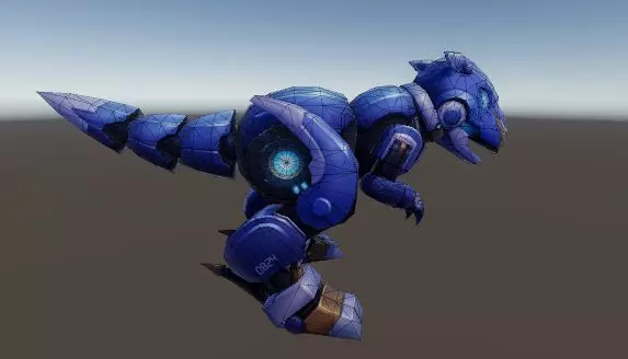 Model cartoon Low-poly 3D model_0