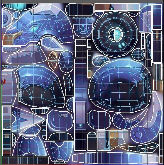 Model cartoon Low-poly 3D model_1