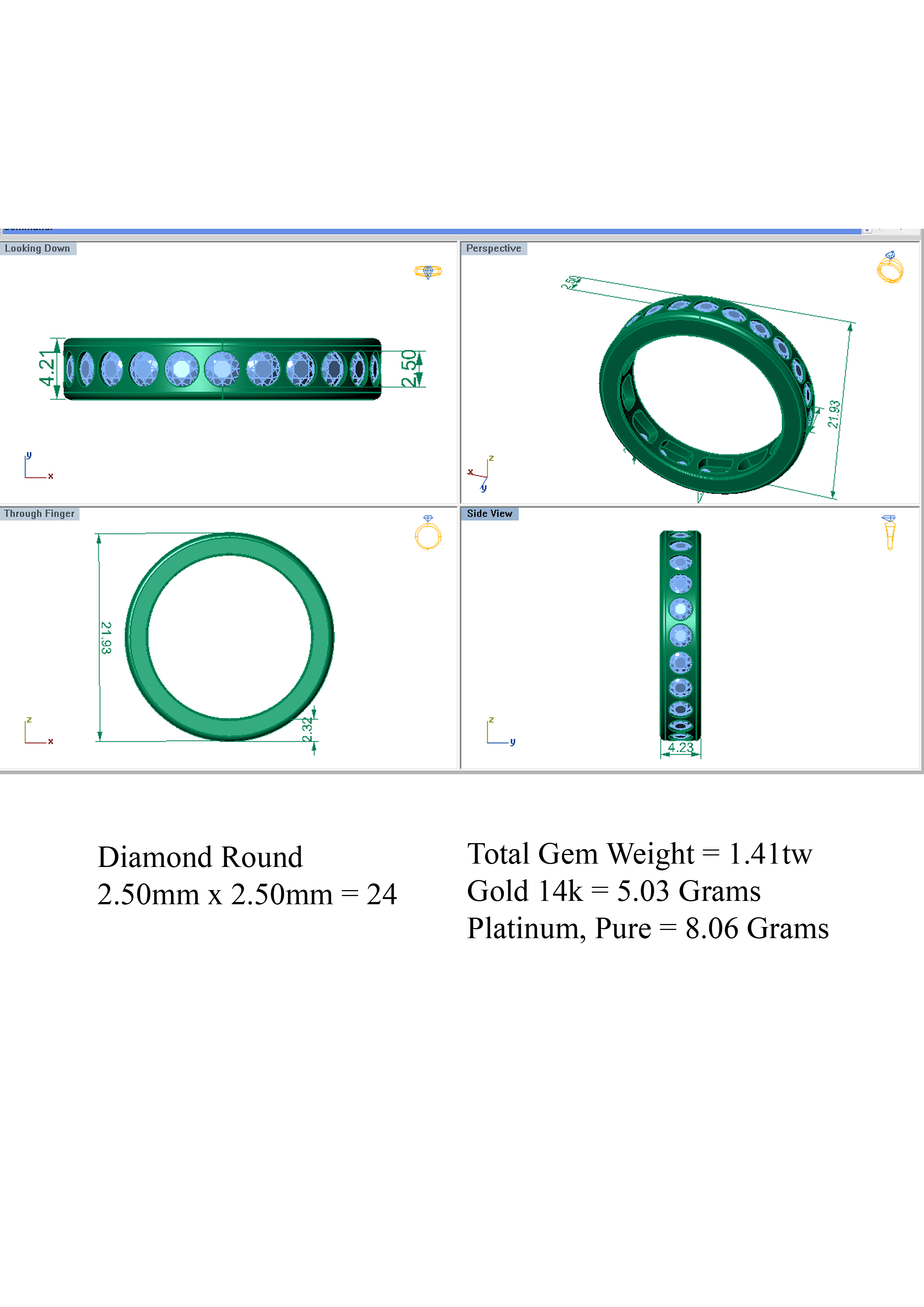Wedding Band 3D print model_6