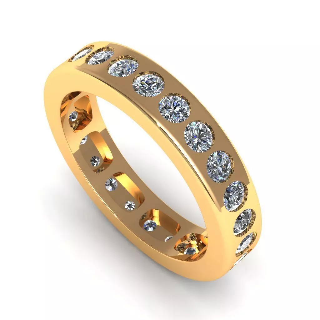 Wedding Band 3D print model_0