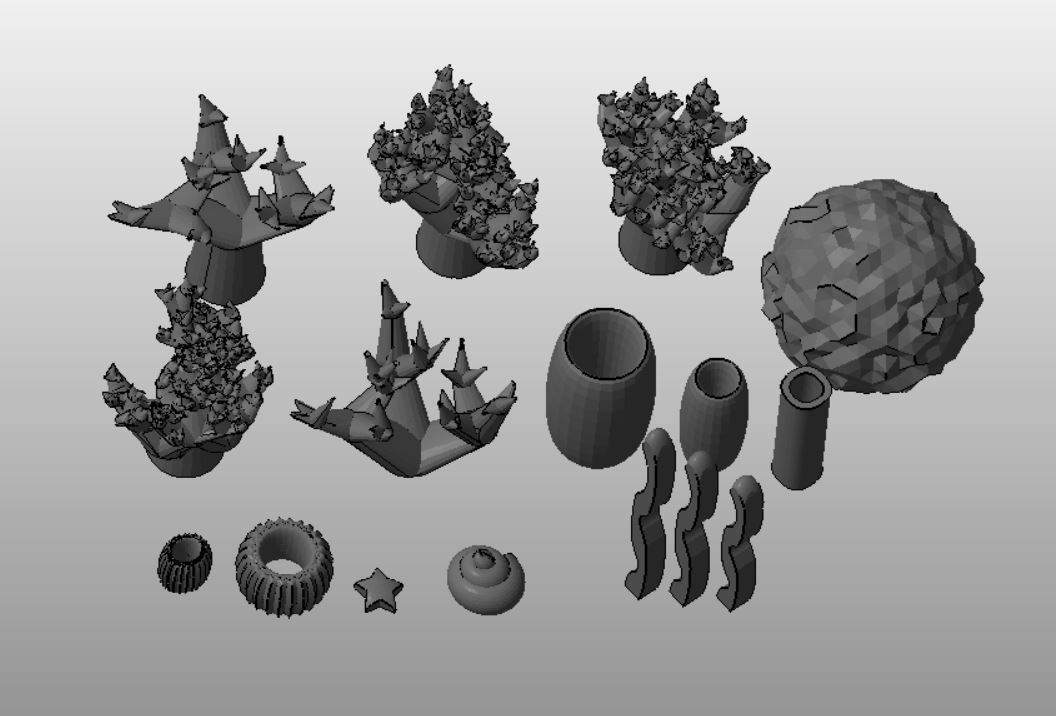 F19 - SEAFLOOR 20-120mm Round Bases 3D print model_5