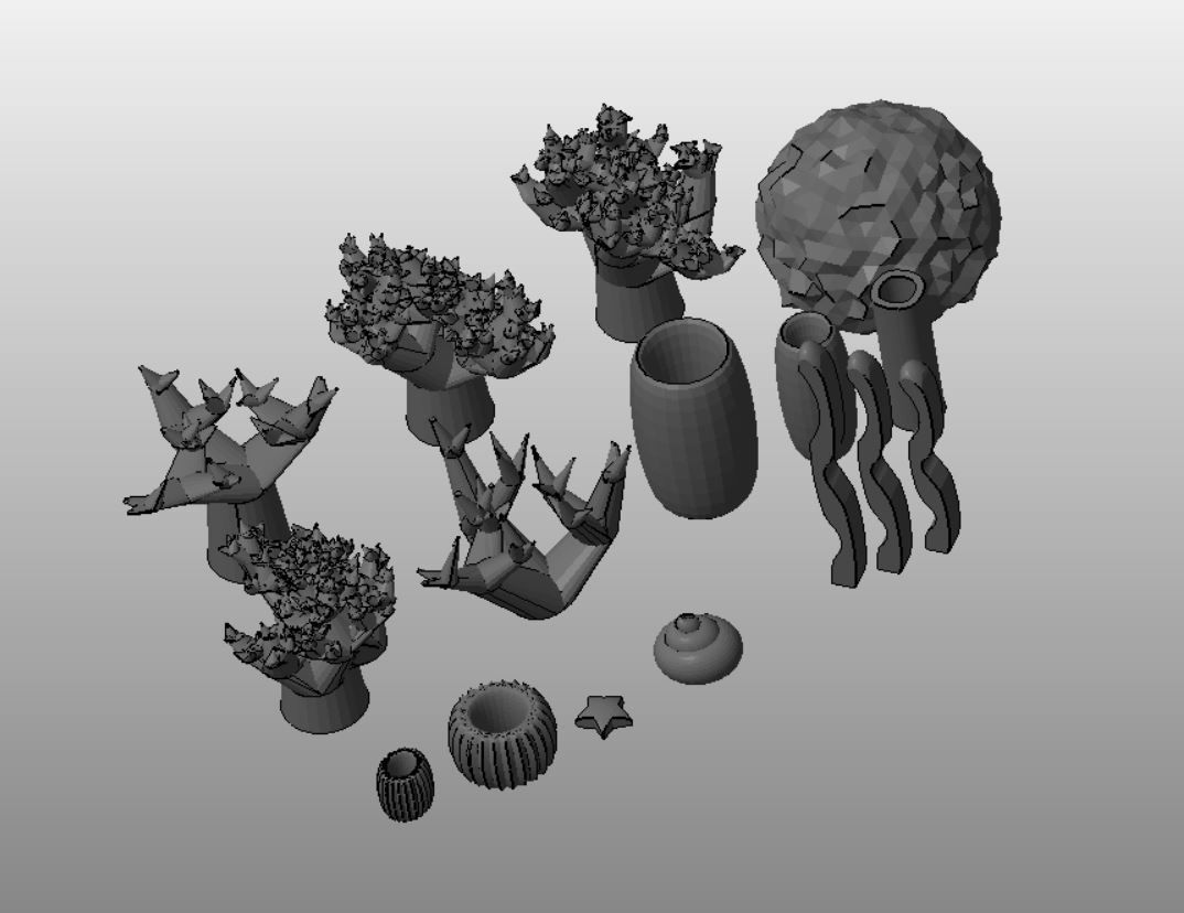 F19 - SEAFLOOR 20-120mm Round Bases 3D print model_6