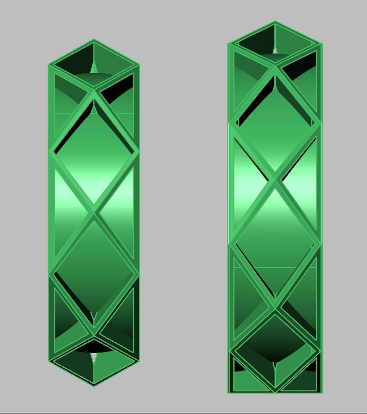 Diamond ring 0372 3D printable model14 3D print model_14