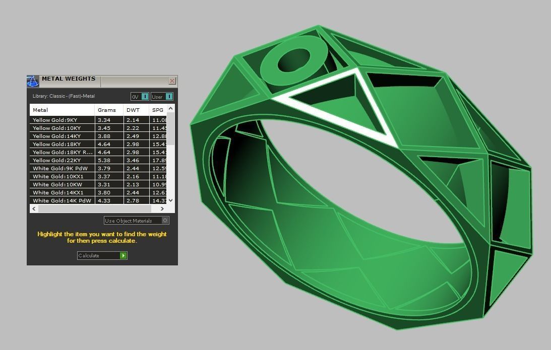 Diamond ring 0372 3D printable model14 3D print model_7