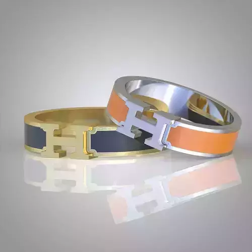 H Ring 0373 3D printable model14 3D print model