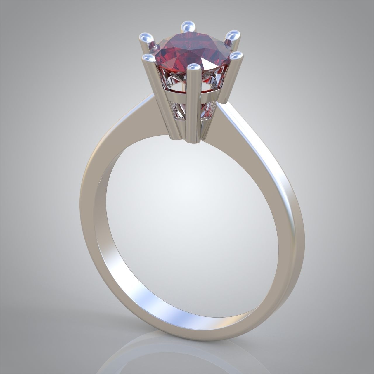 Diamond ring 0380 3D printable model10- 3D print model_4