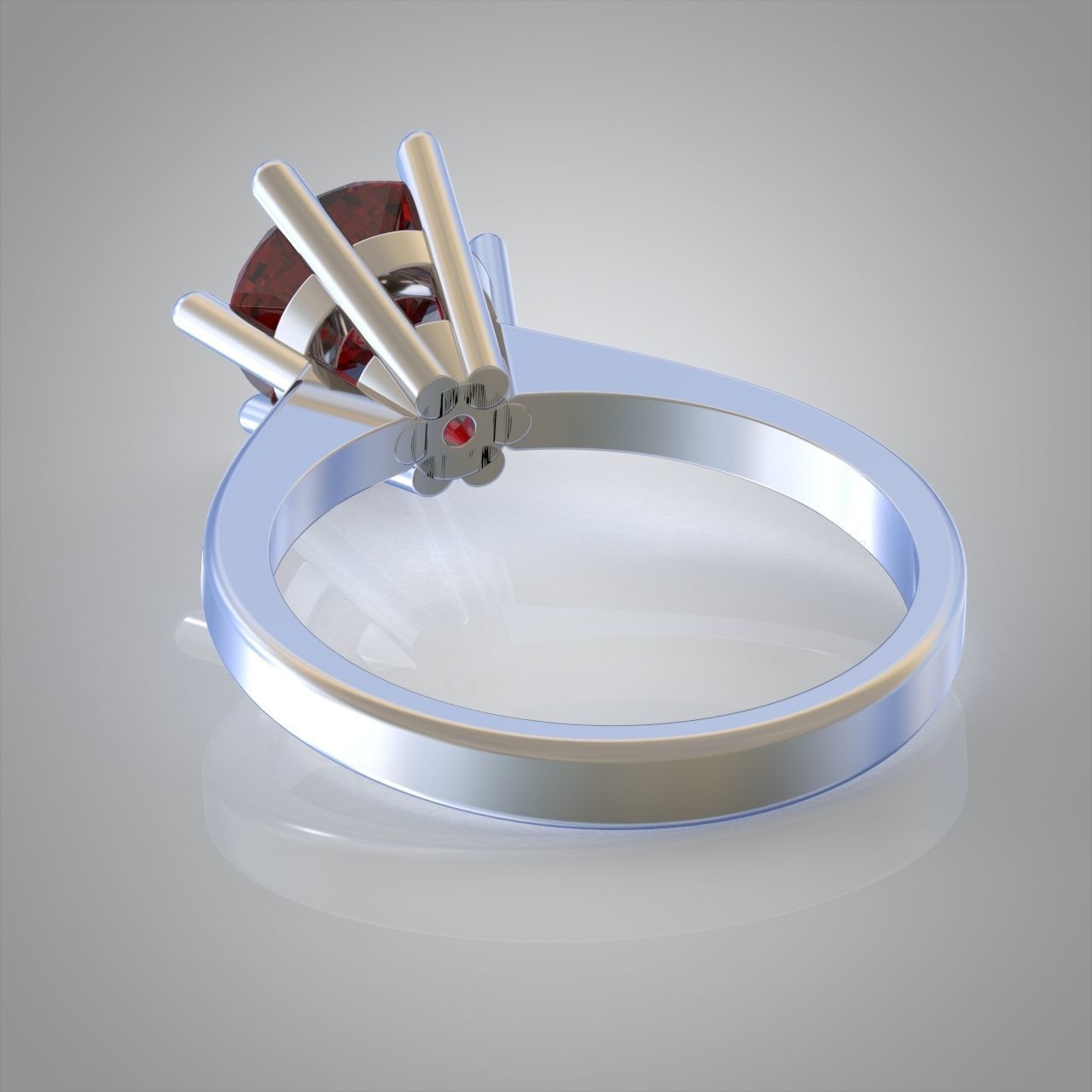 Diamond ring 0380 3D printable model10- 3D print model_10