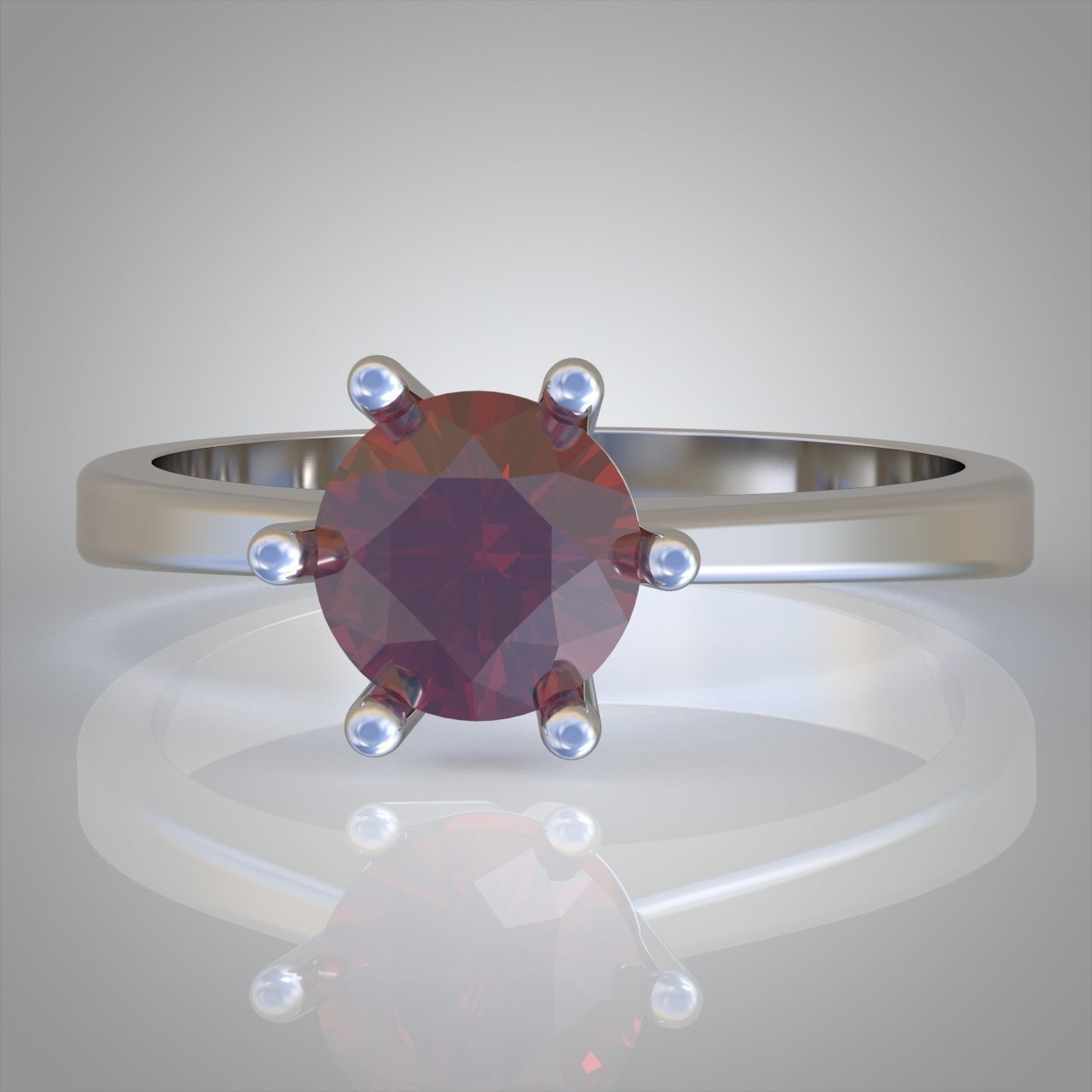 Diamond ring 0380 3D printable model10- 3D print model_8