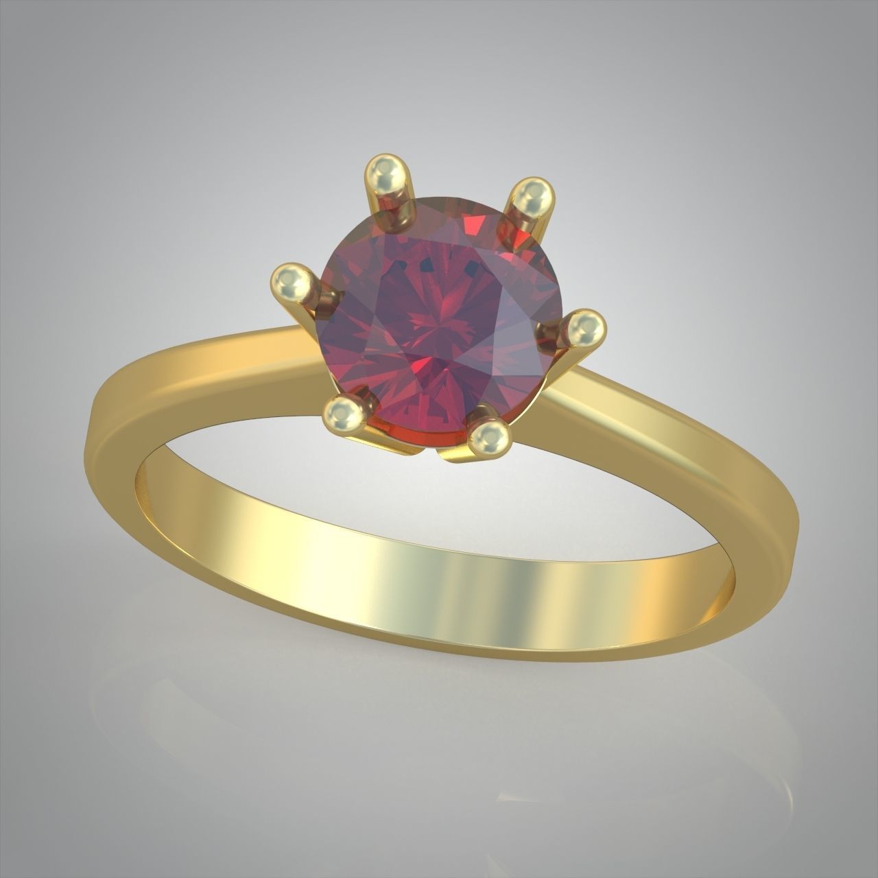 Diamond ring 0380 3D printable model10- 3D print model_2