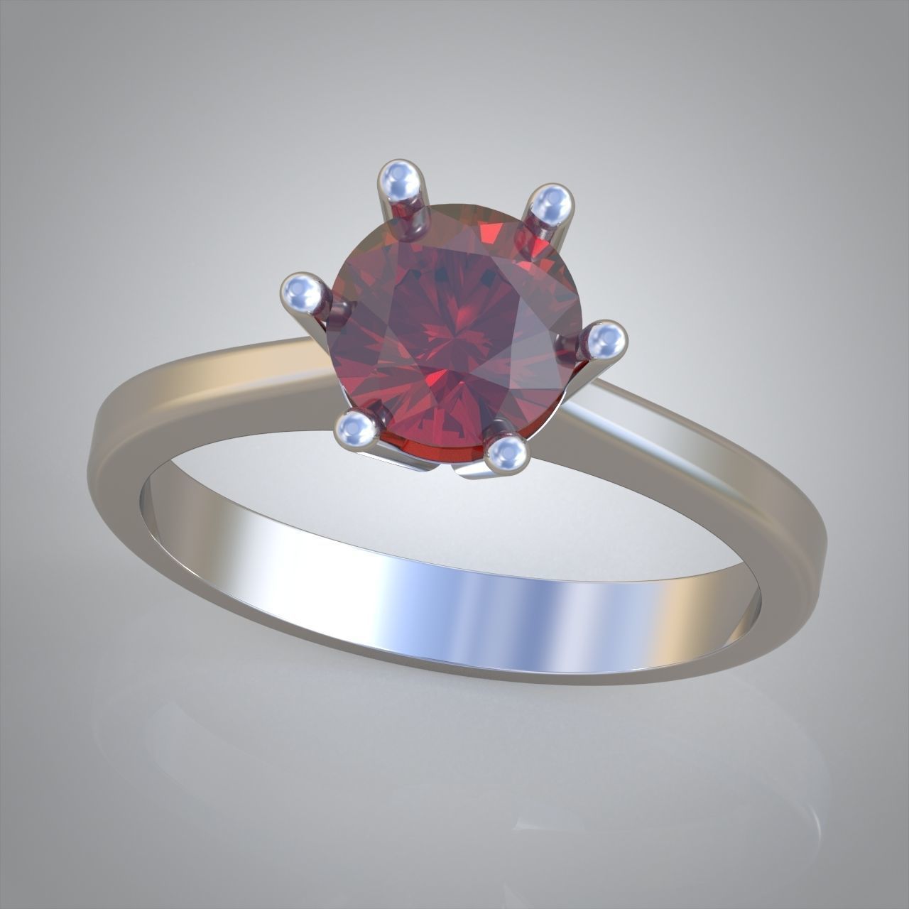Diamond ring 0380 3D printable model10- 3D print model_3