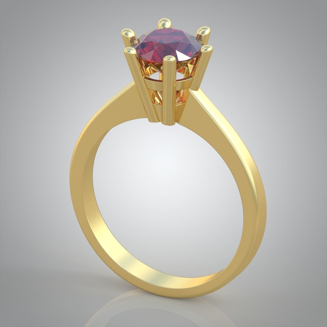Diamond ring 0380 3D printable model10- 3D print model_5
