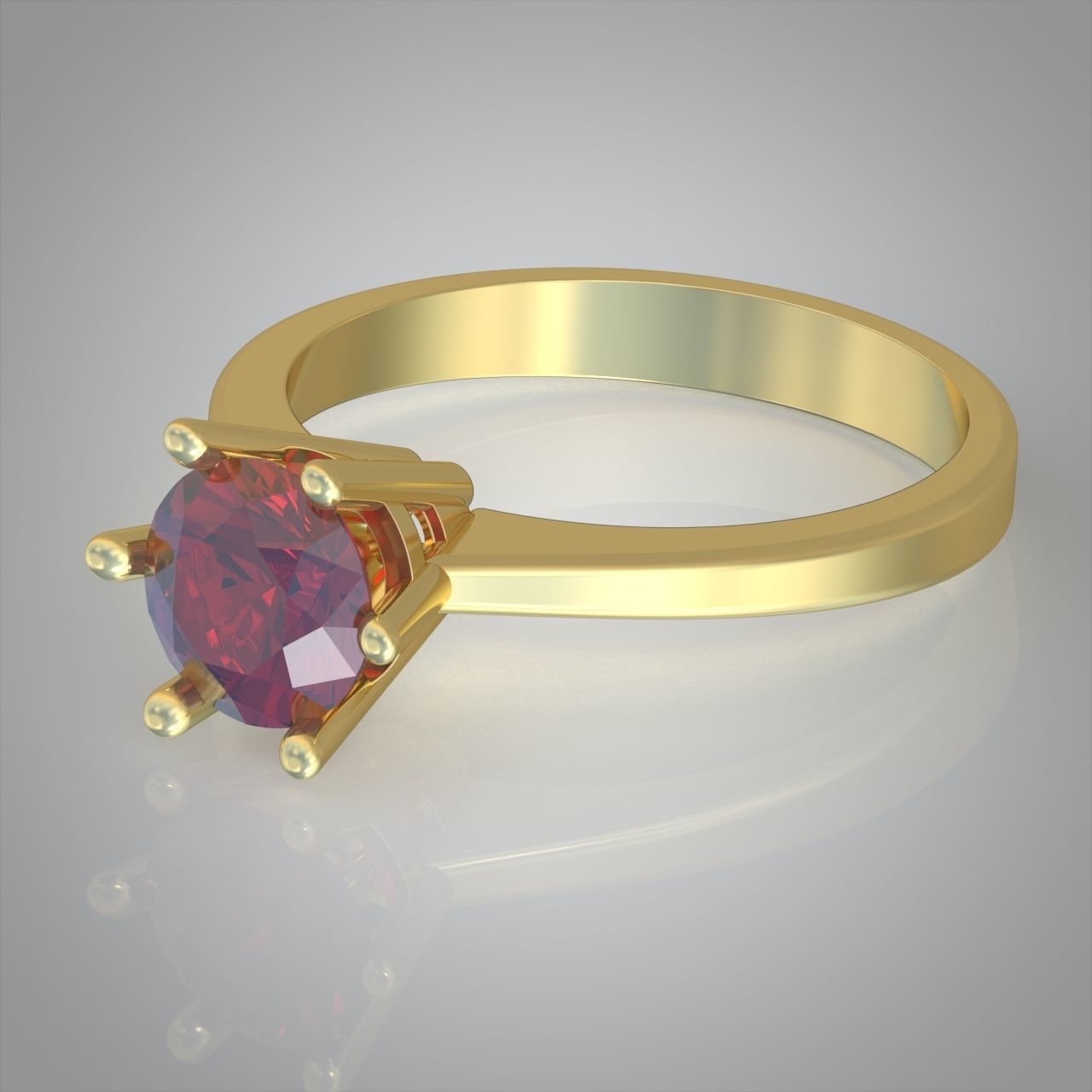Diamond ring 0380 3D printable model10- 3D print model_1