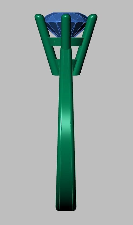 Diamond ring 0380 3D printable model10- 3D print model_12